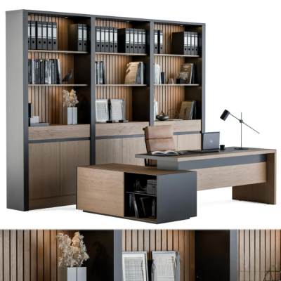 现代办公桌椅组合-95